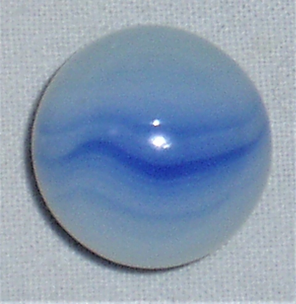 Akro Agate Marble, Oxblood Patch, 3/4"
