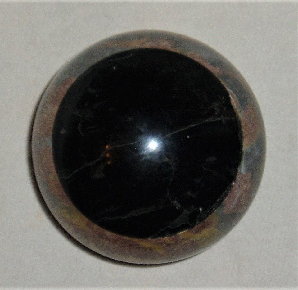 Large 3.25" Layered Marble Decorator Sphere