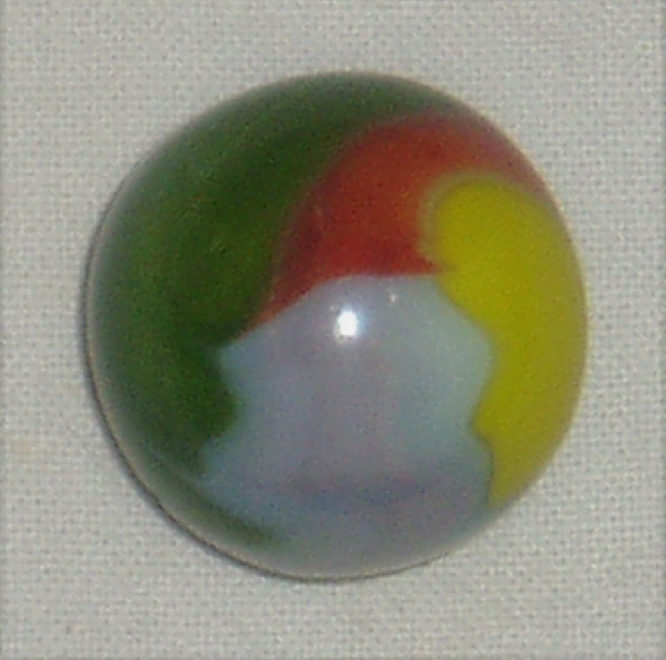 Vitro Agate Marble, 4-Color Parrot Shooter