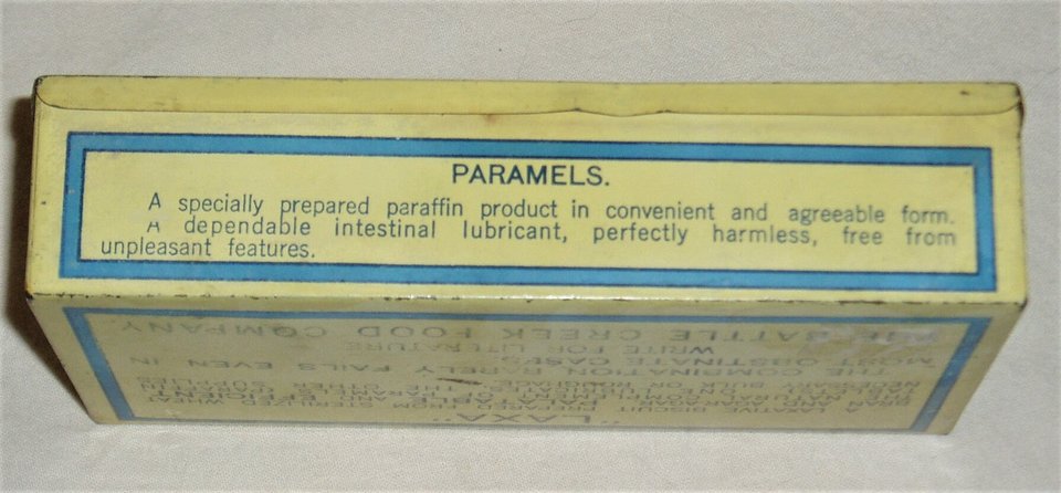 Vintage Tin, Paramels Paraffin Tablets