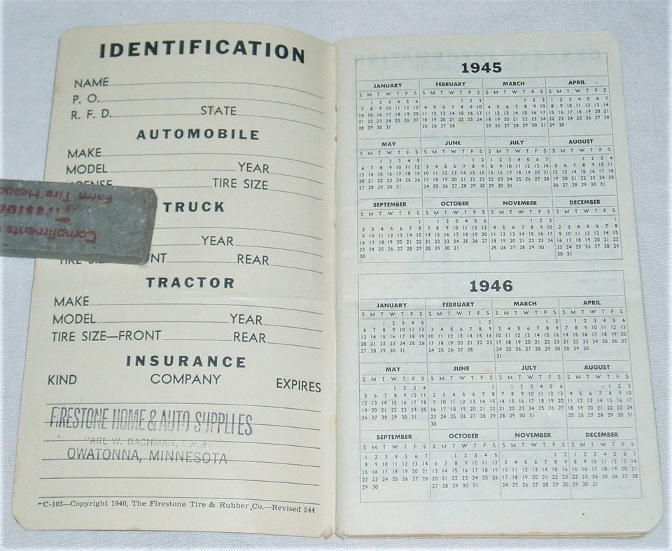 Firestone Farm Guide Book, 1945-6