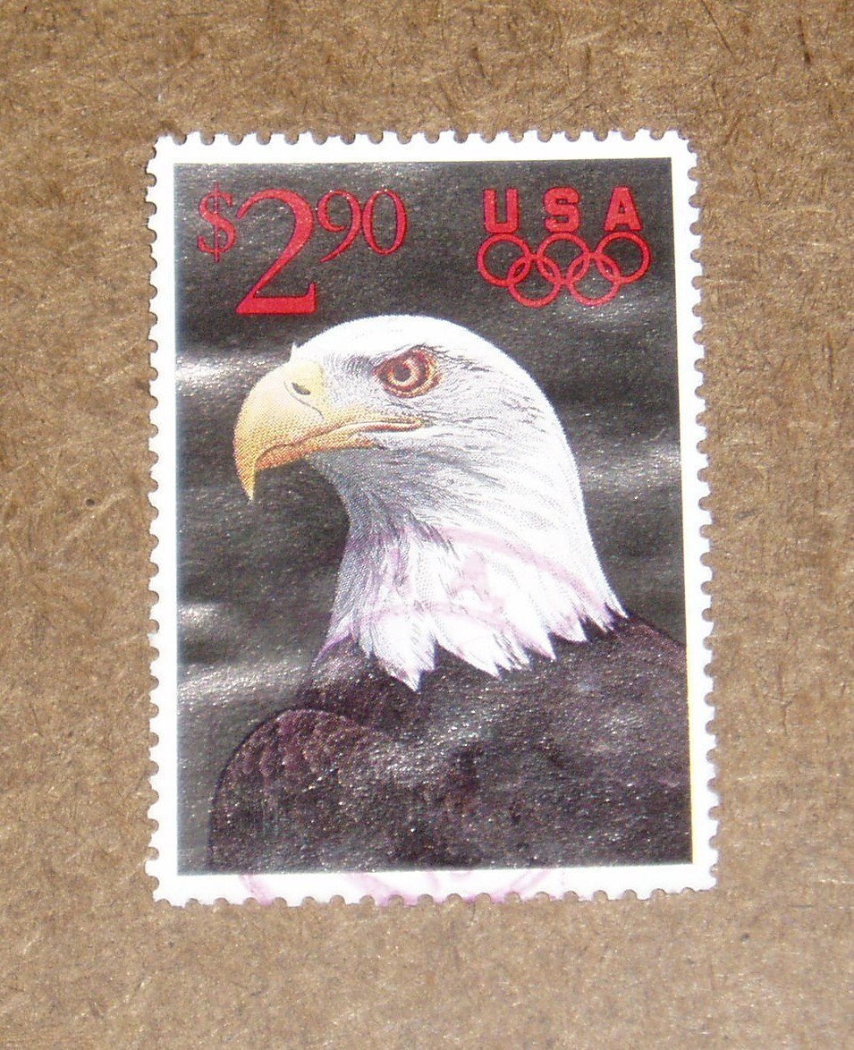 USA 2.90 Eagle Stamp, Scott 2540, 1991, Wholesale Lot, 12 stamps