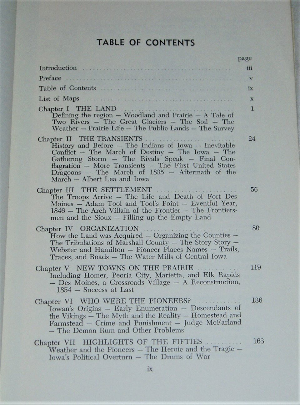 History of the Pioneer Era on the Iowa Prairies, Julian E. McFarland, Softcover Book