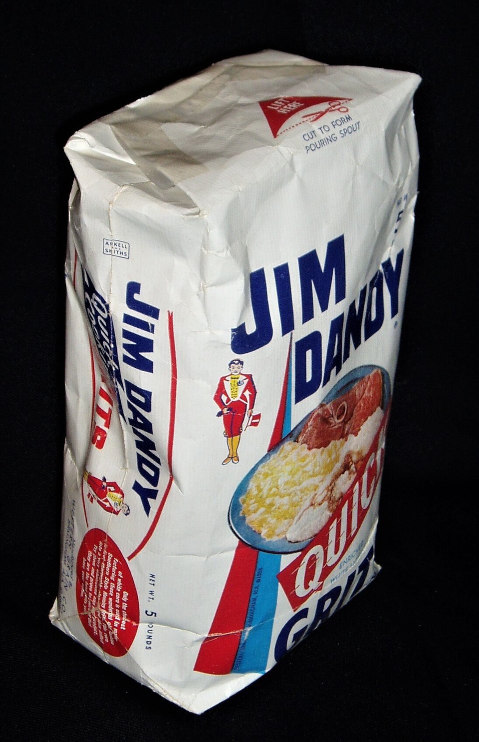 Jim Dandy Quick Grits, New Old Stock, Movie TV Prop