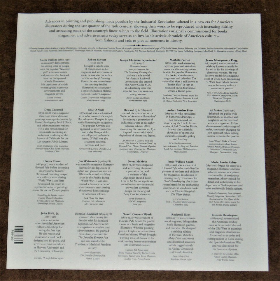 Mint 34c Stamp Sheet, American Illustrators, Scott Catalog #3502, 20 Stamps