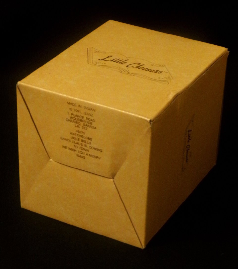 Ganz Little Cheesers Truffles Waterglobe #05375 Christmas Song Medley