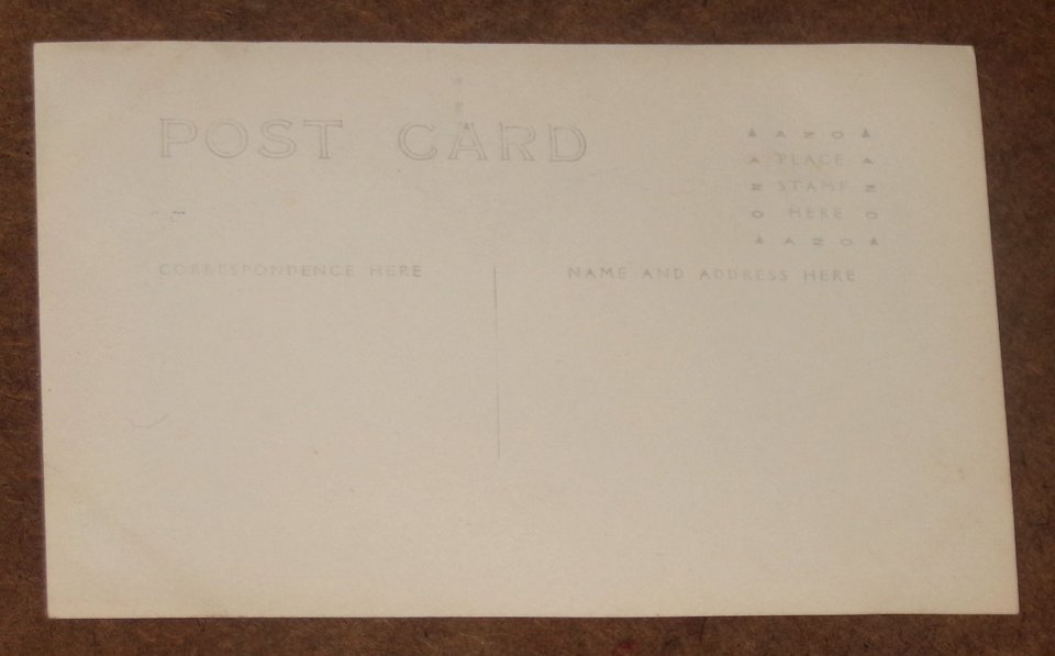 Real Photo Postcard, Wicker Chair, Carl Smith, Plainfield Iowa,