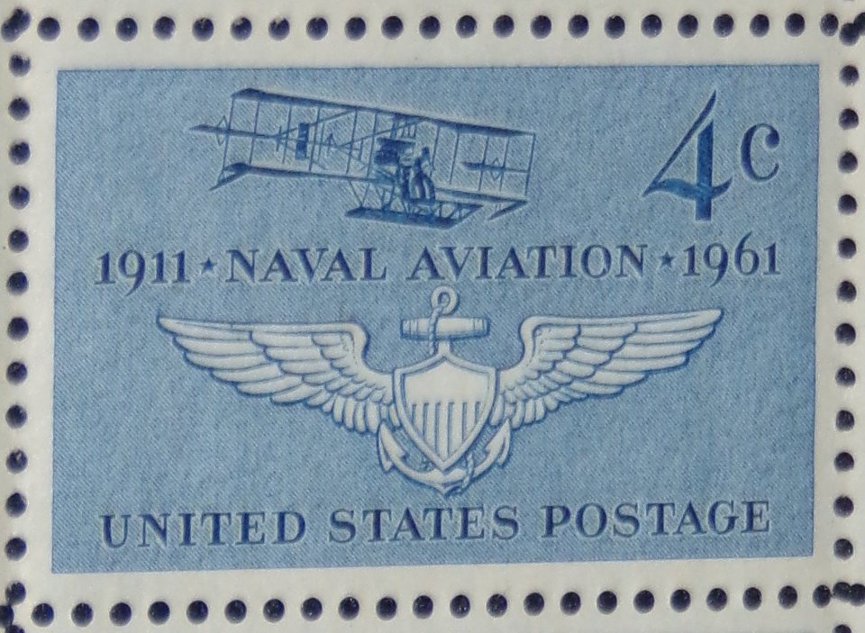 Mint 4c Stamp Sheet, Naval Aviation, Scott Catalog #1185 x 50 Stamps