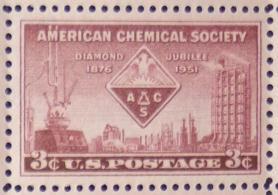 Mint 3c Stamp Sheet, American Chemical Society, Scott Catalog #1002 x 50 Stamps, Additional Stamps Ship Free