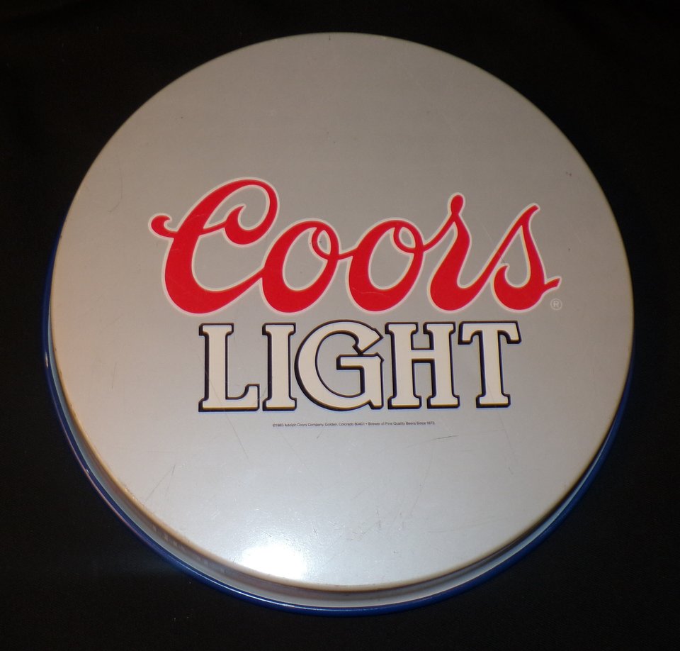 Vintage Beer Tray, Coors Light 13"