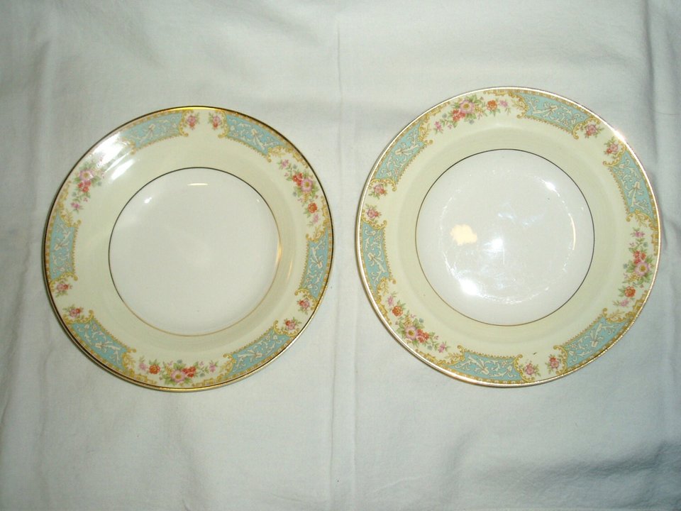 Crown Pottery CRP4, Soup Bowl x 2, Mint