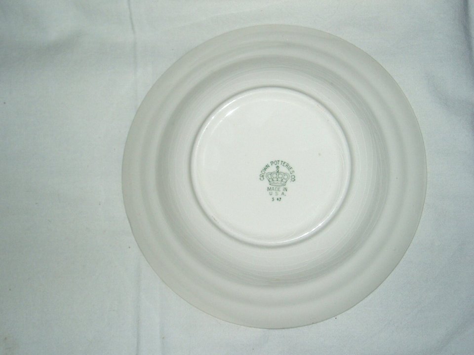 Crown Pottery CRP4, Soup Bowl x 2, Mint