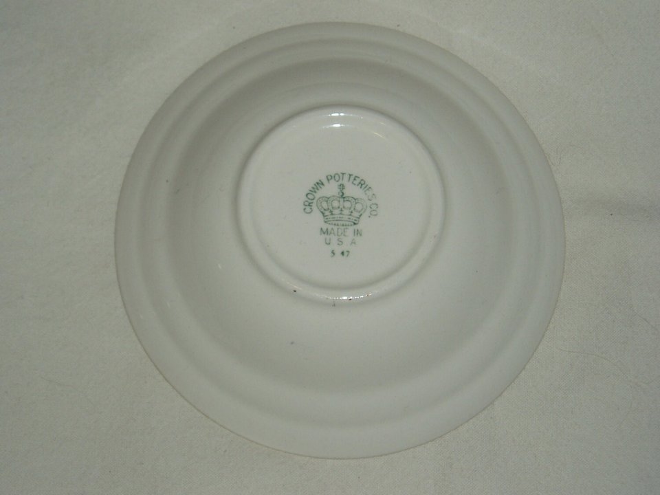 Crown Pottery CRP4, Dessert Bowl x 2, Mint