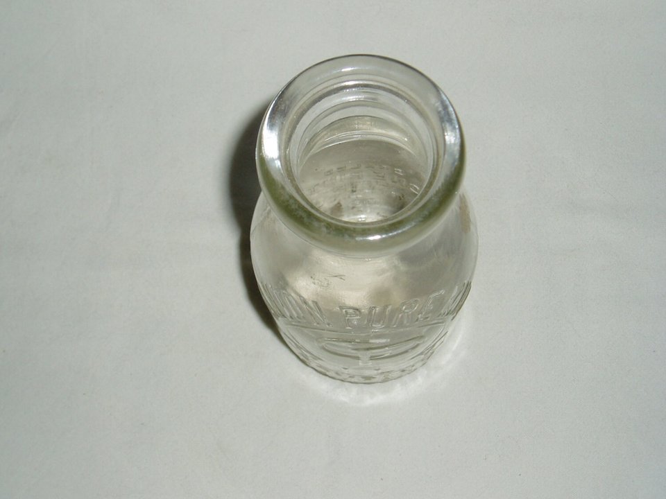 Vintage Milk Bottle, Canton Milk Company, One Pint