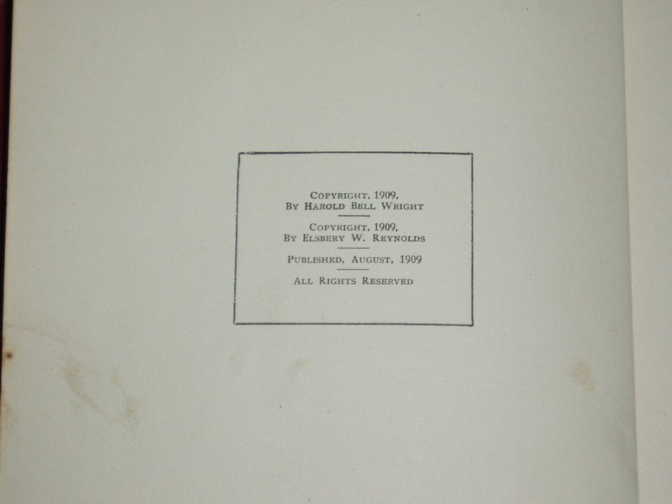 First Edition, The Calling of Dan Matthews, Harold Bell Wright