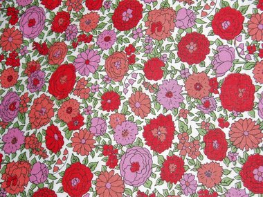 Pre-Cut Fabric Squares, 18 x 18, Floral Feedsack