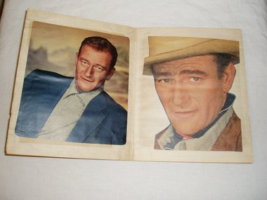 Handmade Scrapbook, John Wayne, Hollywood Movie Star