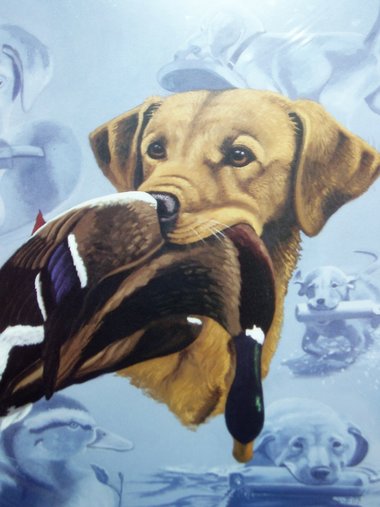 Signed Numbered Print, Crescendo, Labrador Retriever, Debbie Miller Stonebraker