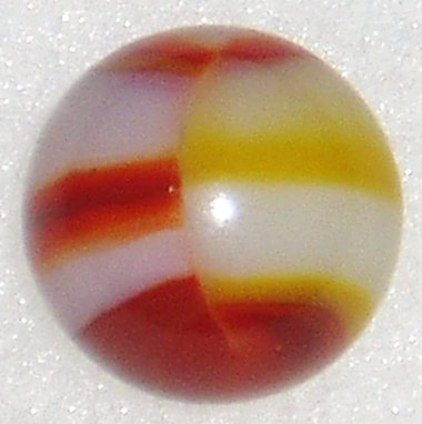 Peltier Ketchup & Mustard Marble, National Line Rainbo, .554, Wet-Mint, Free USA Shipping