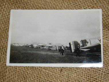Air Show RPPC Military Douglas C-1 Biplane, St. Paul, MN, Ford Tour, 1926