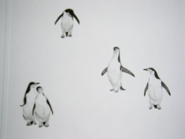 Thorpe, Penguins Publishers Print, "Stop It, Linda!!  Not In Public!!"