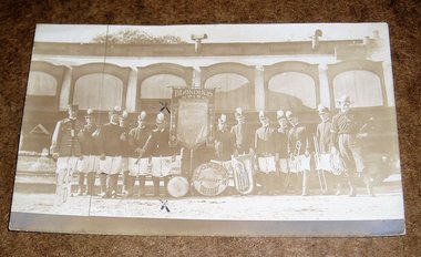 RPPC Circus Postcard, Blondin Wild West Show Cowboy, Indian and the Lady, Free USA Shipping