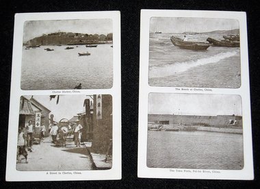 Postcards, Chefoo China Scenes, Taku Forts, Pei-Ho River
