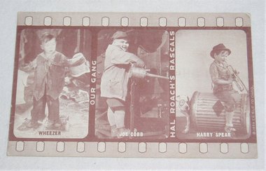 Our Gang Postcard, Wheezer, Joe Cobb, Harry Spear, Coupon Card, 2nd Card Ships Free
