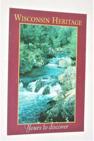 Postcard Wisconsin Heritage, Giles Falls, Penokee Iron Range Trail, Montreal Wisconsin, Add. Cards Ship Free