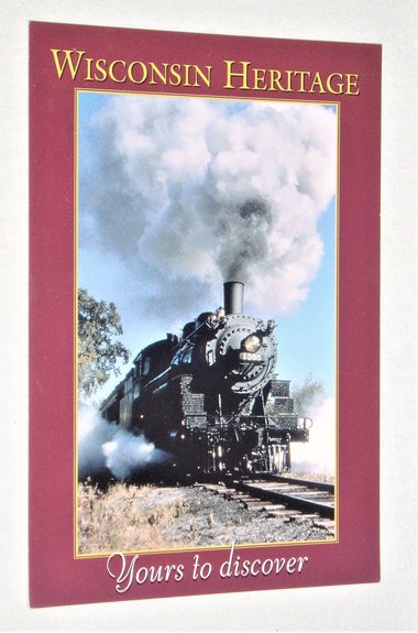 Postcard Wisconsin Heritage, Mid-Continent Railway Museum, North Freedom, Add. Cards Ship Free