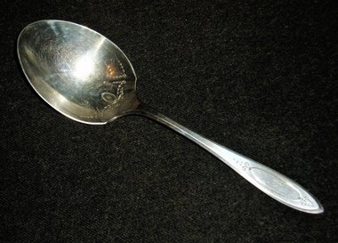 Community Silverplate, "Adam" Casserole Spoon, Free USA Shipping