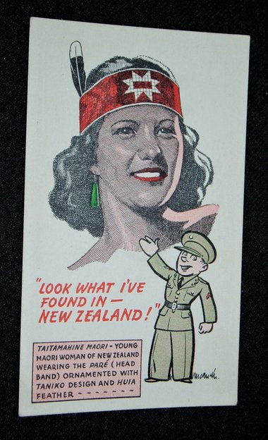 World War II Postcard, Look What I've Found in-New Zealand, 2nd Card Ships Free