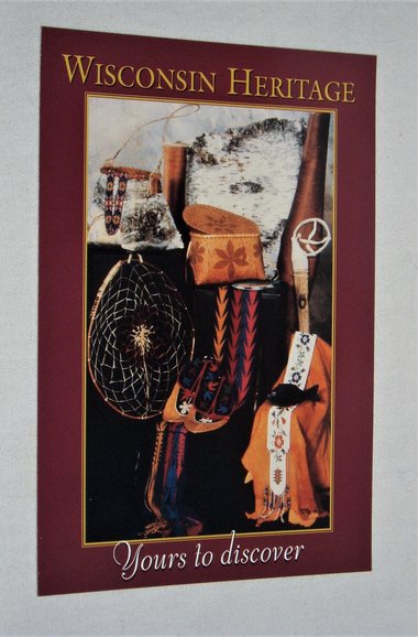 Postcard Wisconsin Heritage, George W. Brown Jr. Ojibway Museum