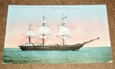 Postcard Training Ship Monongahela, Edward H. Mithchell Publisher, Additional Cards Ship Free