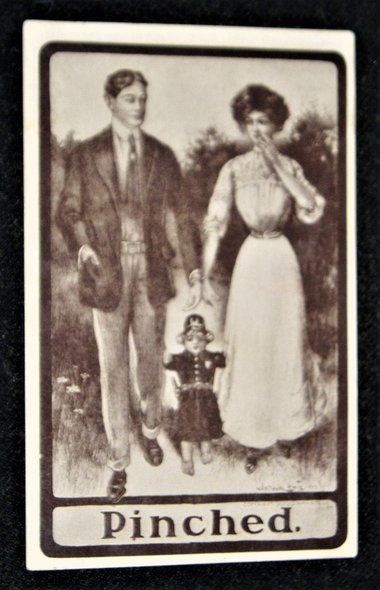 Antique Postcard, "Pinched", ,  2nd Card Ships Free