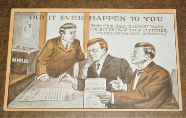 Edwardian Business Humorous Postcard, Additional Cards Ship Free