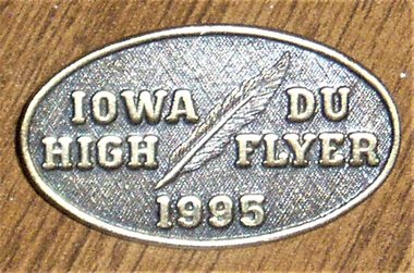 Ducks Unlimited Pin, Iowa DU High Flyer 1995