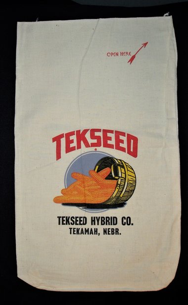 Tekseed Corn Seed Sack Bag, New Old Stock