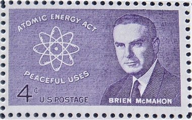 Mint 4c Stamp Sheet, Atomic Energy Act, Scott Catalog #1200 x 50 Stamps