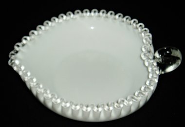 Fenton Silver Crest Heart-shaped Candy Dish
