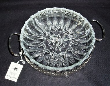 Relish Tray in Carrier, International Silver Co.,  New Old Stock