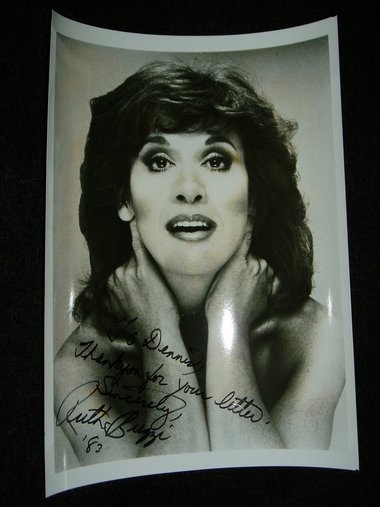 Ruth Buzzi Autograph, Signed Picture, COA, 1983
