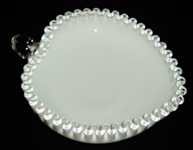 Fenton Silver Crest Heart-Shaped Handled Relish