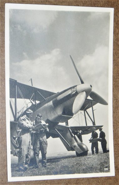 Fieseler Fi167 German WWII Airplanes, Real Photo Postcard,