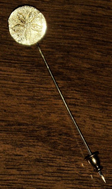 Trifari Sand Dollar Stickpin
