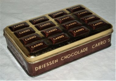 Driessen Chococade Carro Tin, Chocolate Candy Box