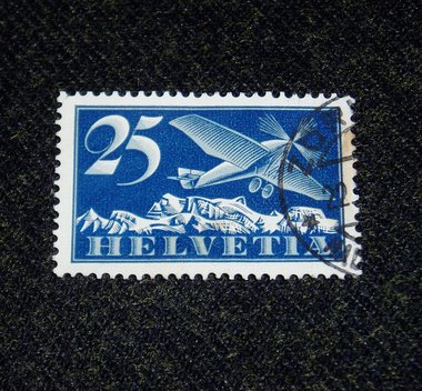 Switzerland Air Mail Stamp, C5a, 1920s