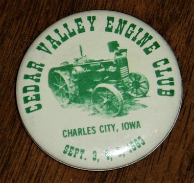 Pinback, Cedar Valley Engine Club, 1983