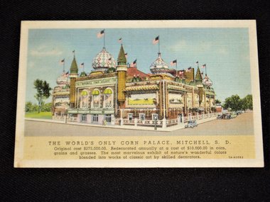 Postcard, Corn Palace, Mitchel South Dakota, 1937, Add'l Cards Ship Free