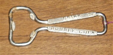 Bottle Opener "Drink Double Cola" Church Key